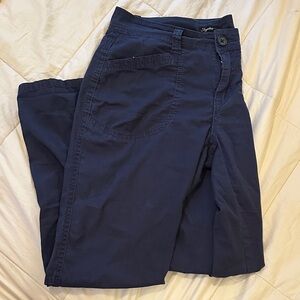 Navy Blue Casual Pants